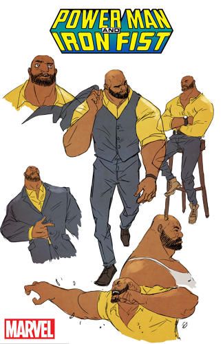 Mario Und Luigi, David Walker, Power Man, Candy Labels, Luke Cage, Model Sheet, Concept Art Character, Black Anime Characters, Character Reference