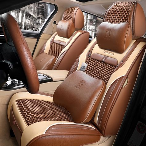 Seat Covers Pu Leather Car Seat Cover Simple with Pillows Full Set Car Leather Multicolor Wholesale 9D Auto Car Save Universal https://m.alibaba.com/product/1600305952670/Seat-Covers-Pu-Leather-Car-Seat.html?__sceneInfo={"cacheTime":"1800000","type":"appDetailShare"} Car Seat Covers Full Set, Baby Car Seat Cover, Car Storage Bag, Beauty House, Save For House, Leather Car Seat Covers, Leather Car Seats, Interior Car, Car Upholstery