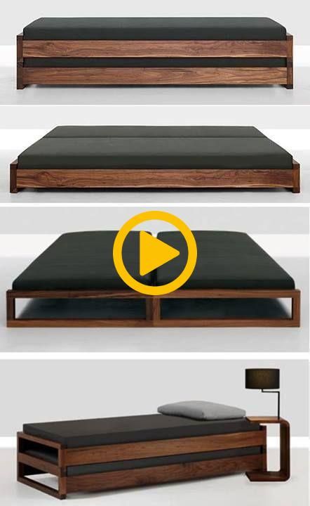 Stacking Bed, Sofa Come Bed, Loft Style Bedroom, Beds Diy, Craft Room Furniture, Craft Storage Furniture, Bed Frame Design, Cabinets Diy, Diy Craft Room