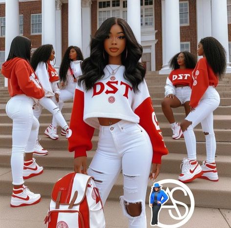 Delta Sigma Theta Outfits Fashion, Delta Sigma Theta Gifts, Delta Girl, Cream Outfits, Graduation Photography Poses, Delta Sorority, Delta Sigma Theta Sorority, Delta Sigma Theta, Sorority Life