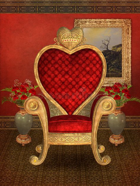 Throne Illustration, Alice In Wonderland Play, Fantasy Room, Brown Backdrop, Wonderland Party Decorations, Fantasy Rooms, Throne Chair, Throne Room, Tiny House Decor