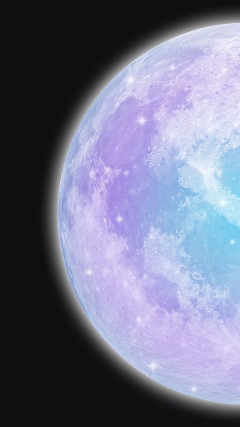 Moon Wallpaper Purple, Purple Planet Wallpaper, Purple Moon Aesthetic, Purple Moon Wallpaper, Mystic Wallpaper, Purple Galaxy Wallpaper, Pretty Wallpapers Tumblr, Iphone Lockscreen Wallpaper, Planets Wallpaper