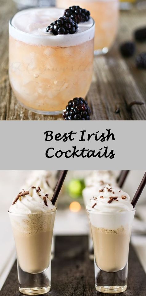 Irish Cream Drinks, Irish Cocktails, Homemade Baileys, Irish Drinks, Craft Cocktail Recipe, Irish Food, Boozy Desserts, Holiday Favorite Recipes, Best Cocktail Recipes