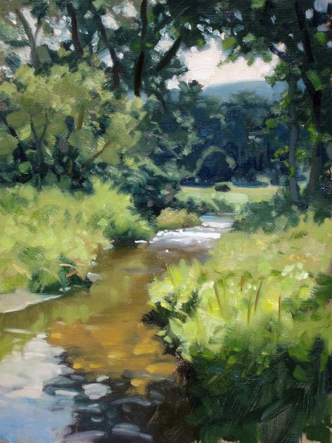 Pictures Of Things, Candid Pictures, Plein Air Landscape, River Painting, Pastel Sec, Public Places, Daily Grind, Abstract Art Landscape, Paintings I Love