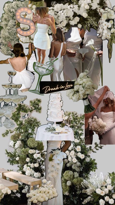 White Wedding Mood Board, Amanda Batula, Do Aesthetic, Simple Elegant Wedding, Bridal Shower Inspiration, All White Wedding, Wedding Money, Wedding Court, Engagement Party Decorations