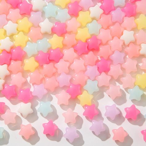 PRICES MAY VARY. ✦STYLE:cute color. ✦MATERIAL：acrylic ✦SIZE：the beads is about 15*15*8mm. ✦BEADS SET:200pcs beads. ✦Wide Application: can be used for bracelets, necklaces, anklets, chokers and keychains or other DIY projects. BERMRO 200pcs Color Acrylic Beads Heart Shape Beads Star Shape Beads Transparent Acrylic Star Beads for Jewelry Making Craft DIY Bracelet Making Materials, Cute Beads, Star Beads, Color Acrylic, Filthy Rich, 8mm Beads, Cute Stars, Willy Wonka, Pink Stars