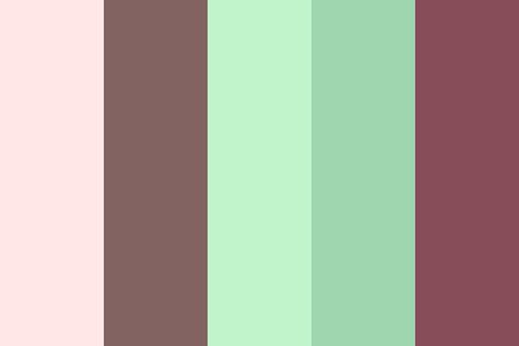 Chocolate Color Palette, Mint And Chocolate, Chocolate Color, Bar Chart, Color Palette, Created By, Mint, Color