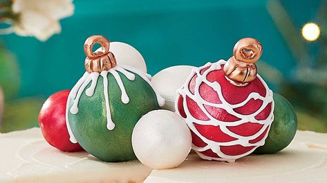 Top your Christmas cake with these ornaments we can't guarantee they will make it to dessert.