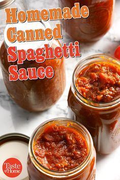 Canned Recipes Ideas, Homemade Canned Spaghetti Sauce Recipe, Recipe For Canning Spaghetti Sauce, Home Canned Spaghetti Sauce Recipe, Pressure Can Spaghetti Sauce, Homemade Spaghetti Sauce To Can, Home Made Spaghetti Sauce Canned, Bottled Spaghetti Sauce Recipe, Can Spaghetti Sauce Canning