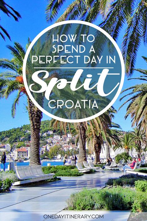 One Day in Split, Croatia (2021 Guide) – Top things to do Croatia Split, Croatia Summer, Croatia Itinerary, Food Recommendations, Croatia Vacation, Travel Croatia, Croatia Travel Guide, Mediterranean Travel, Croatia Beach