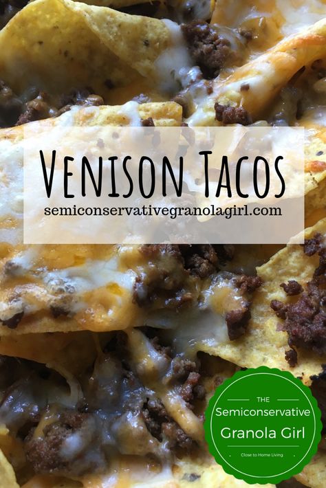 Deer Jerkey, Venison Tacos, Venison Dishes, Tacos Homemade, Moose Recipes, Ground Venison Recipes, Venison Chili, Venison Stew, Deer Recipes