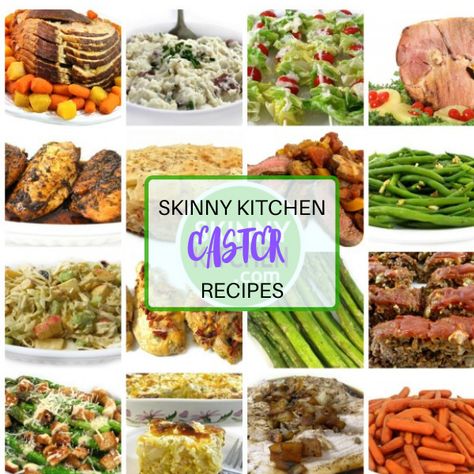 Skinny Kitchen’s Easter Recipe Round-Up with Weight Watchers Points | Skinny Kitchen Ww Easter Recipes, Easter Recipes For Diabetics, Weight Watchers Easter Recipes, Recipes For Lunch, Easter Side Dishes, Easter Recipe, Easter Appetizers, Easter Dishes, Kitchen S