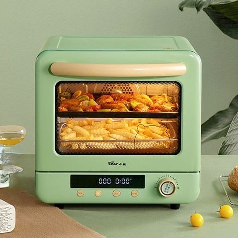 US $196.00 20％ Off | Household Electric Oven Small Cake Baking Making Oven Multifunctional Desktop Mini Cake Oven Bear/DKX-D20N2 Mini Kitchen Appliances, Oven Small, Mini Toaster, Mini Appliances, Cake Oven, Portable Oven, Baking Gadgets, Realistic Cakes, Induction Oven