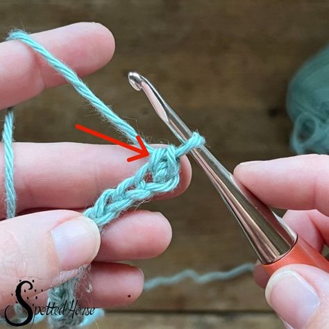 Herringbone Single Crochet Stitch Tutorial - Spotted Horse Design Co. Herringbone Single Crochet Stitch, Single Crochet Stitch Tutorial, Herringbone Single Crochet, Spotted Horse, Crochet Stitch Tutorial, Stitch Tutorial, Easy Stitch, Single Crochet Stitch, Crochet Stitches Tutorial