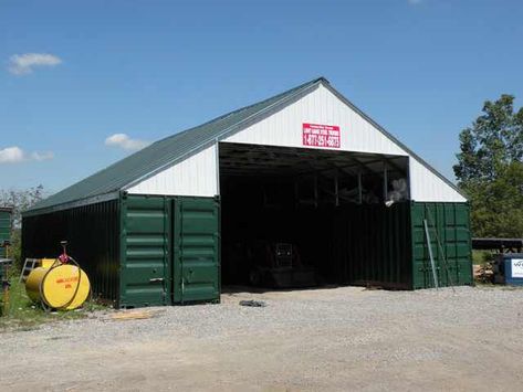 Container Workshop, Shipping Container Workshop, Shipping Container Sheds, Shipping Container Storage, Shipping Container Buildings, Container Home Designs, Plan Garage, Cargo Container Homes, Container Conversions