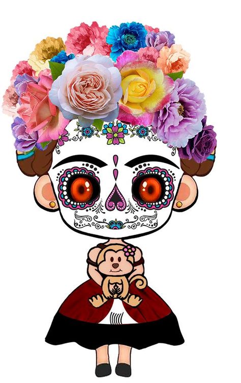 Frida Kahlo Art, Dia De Muertos, Minnie Mouse, Graphic Tee, Graphic Tees, Disney Princess, Disney Characters, Halloween, Disney