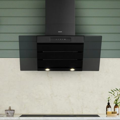 Wall Chimney Extraction Hoods available in the UK from Caple : Caple Chimney Design, Kitchen Chimney, Chimney Cooker Hoods, Fresh Kitchen, Ceramic Sinks, Cooker Hoods, Intelligent Design, Cooking Area, Large Appliances