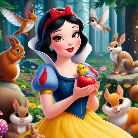 Snow White Images, Snow White Background, Snow White Pictures, Disney Princess Snow White, Snow White Disney, Princess Wallpaper, Disney Photography, Princess Cartoon, Round Canvas