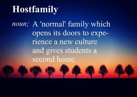 A Host Family is a 'normal'" family, which opens its doors to experience a new culture and gives students a second home. If you would like to become a host family, please contact us at www.host.asse.com Hosting An Exchange Student, Foreign Exchange Student, Student Information, Au Pair, Exchange Student, Year Quotes, Second Home, Quotes For Students, International Students