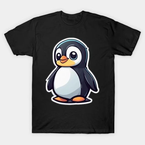 Cute Penguin - Cute Animals - T-Shirt | TeePublic Cute Penguin, Cute Penguins, Animal Tshirt, Penguins, Cute Animals, Animals, T Shirt