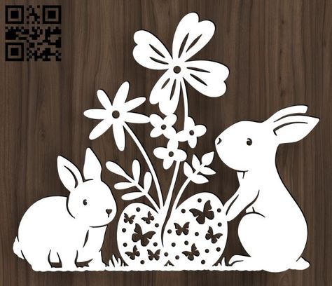 Easter scene E0018700 file cdr and dxf free vector download for laser cut – Free Download Vector Files Ring Vector, Easter Egg Gifts, Easter Wall Art, Easter Bunny Svg, Easter Bunny Decorations, Bunny Svg, Vector Free Download, Easter Decoration, Easter Svg