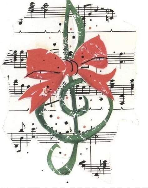 Christmas Music Illustration, Sheet Music Christmas Cards, Christmas Music Wallpaper, Music Christmas Cards, Musical Christmas Cards, Christmas Card Wishes, Clay Aiken, Music Cards, Greeting Cards Christmas