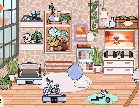 You can ask me any question ✨🎀 Gym Ideas Toca Boca, Toca Boca Gym Ideas Aesthetic, Gym Room Toca Boca, Living Room Ideas For Toca Boca, Yoga Room Toca Boca, Toca Boca Room Ideas Basketball House, Toca Boca Yoga Room Ideas, Toca Boca Gym Room Ideas, Toca Boca Basketball House Ideas