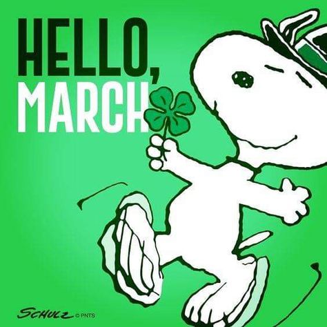 Hello March Images, Happy March, Hello March, Snoopy Funny, Snoopy Images, Peanuts Cartoon, Snoopy Quotes, Snoopy Pictures, Dog Clothes Patterns