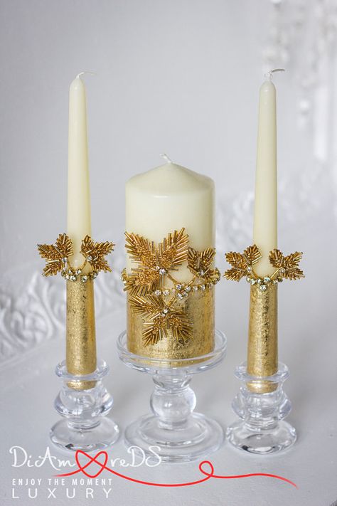 Wedding Votive Candles, Wedding Pillar Candles, Wedding Votives, Pillar Candles Wedding, Candle Gold, Unity Candle Holder, Wedding Unity Candle Set, Unity Candle Set, Wedding Ceremony Traditions