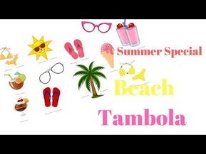 Beach Theme Tambola|Housie Kitty Party Game|Summer Special|Prachi's Game Ideas - YouTube Summer Kitty Party Games, Summer Theme Kitty Party Ideas, Summer Theme Kitty Party Games, Couple Party Games, Ladies Kitty Party Games, Kitty Party Themes, One Minute Games, Games For Ladies, Kitty Party Games