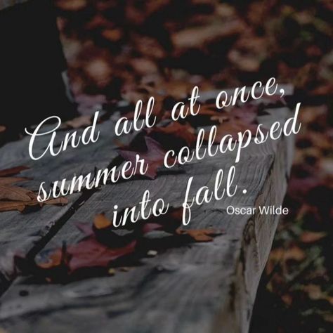 🍂✨️🍁 Happy #firstdayoffall! #autumn #autumnvibes #sunday Oscar Wilde, Fall Vibes, Quick Saves