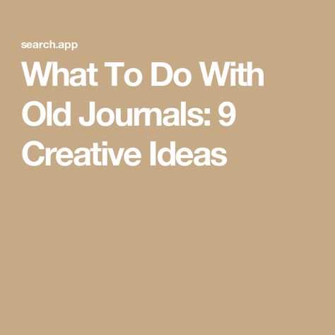 What To Do With Old Journals: 9 Creative Ideas Old Diary, Poetry Journal, Gum Recession, Memory Jar, Love Wellness, Diary Entry, Wellness Recipes, Visual Journal, Personal Health