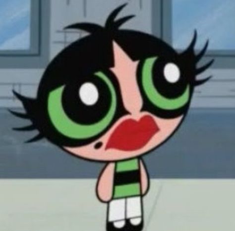 Makeup Buttercup Powerpuff Buttercup, Buttercup Powerpuff Girl, Powerpuff Girls Wallpaper, Ppg And Rrb, Images Kawaii, Girl Memes, Cute Emoji, Puff Girl, Cartoon Icons