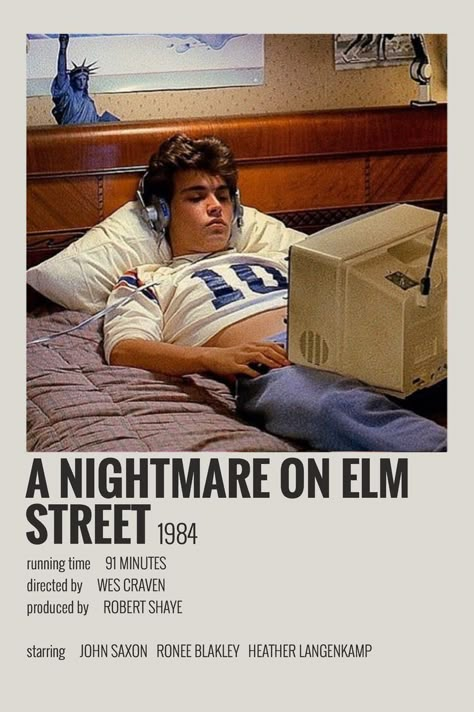 Movies To Watch Teenagers, New Movies To Watch, Girly Movies, Film Posters Minimalist, What To Watch, Film Posters Vintage, A Nightmare On Elm Street, Movie Prints, Thriller Movies