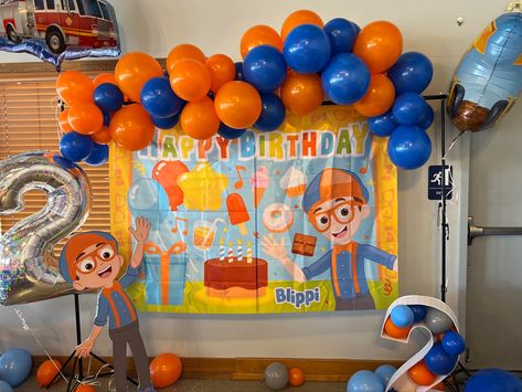 Blippi Backdrop, Birthday Idea, 2nd Birthday, Birthday