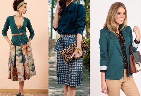 Dark Teal Blazer Outfit, Teal Shirt Outfit Women, Teal Outfit Ideas Color Combos, Teal Pants Outfit Work, Teal Blouse Outfit, Dark Teal Outfit, Teal Blazer Outfit, Teal Shirt Outfit, Teal Outfit Ideas