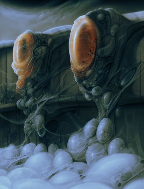 ArtStation - Alien Eggs, Lukasz Z Alien Egg, Egg Template, Alien Life Forms, Bio Art, Wings Of Fire, Egg Art, Life Form, My Works, Character Creation