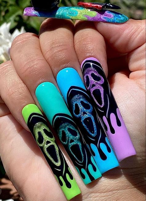 Baby Blender, I Want Candy, Cosmic Cat, Laffy Taffy, Cat Eye Gel, Halloween Nail Designs, Gorgeous Nails, Gel Color, White Out