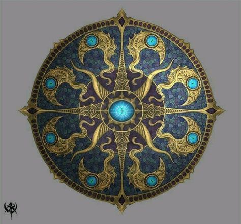 Warhammer Online, La Forge, 3d Cnc, Fantasy Props, Warhammer Art, Dungeons And Dragons Homebrew, Fantasy Armor, Shield Design, Artwork Images