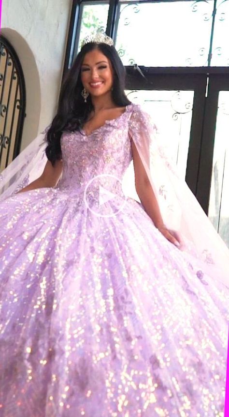 MQ3082 #quinceanera dresses #dresses #outfits #background #wallpaper Light Purple Quince Dresses, Dark Purple Quinceanera Dresses, Light Purple Quinceanera Dresses, Gold Quince Dress, Lavender Quinceanera Dresses, Xv Dresses, Purple Quinceanera Dresses, Quinceanera Dresses Gold, Mexican Quinceanera Dresses