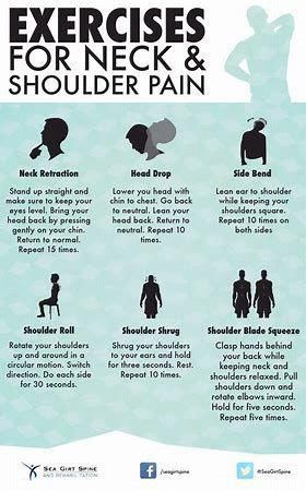 Exercises For Neck, Basic Exercise, Shoulder Pain Exercises, Desk Workout, Best Workout Plan, Outdoor Exercises, Neck Exercises, Workout Training Programs, Frozen Shoulder