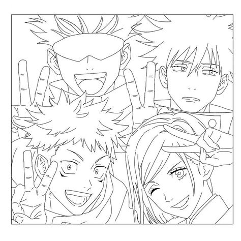 Jujutsu kaisen em 2022 | Desenhos para colorir naruto, Tutoriais de desenho anime, Desenho hippie Anime Coloring Pages Haikyuu, Jjk Lineart, Anime Lineart Coloring, Anime Outline, Manga Coloring Pages, Jujutsu Kaisen Manga, Lukisan Comel, Manga Coloring Book, Drawing Books