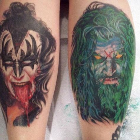 Rob Zombie tattoo! Rob Zombie Tattoo, Zombie Couple, Fist Tattoo, Zombie Tattoo, Zombie Tattoos, Zombie Cake, Evil Skull Tattoo, White Zombie, Wicked Tattoos