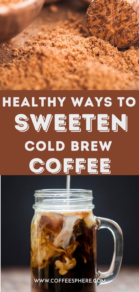 Cold Brew Coffee Recipe Starbucks, Diy Cold Brew Coffee, Ninja Coffee Bar Recipes, Healthy Iced Coffee, Cold Brew Coffee At Home, Coffee Recipe Healthy, Simple Syrups, Cold Brew Coffee Recipe, Healthy Sweeteners