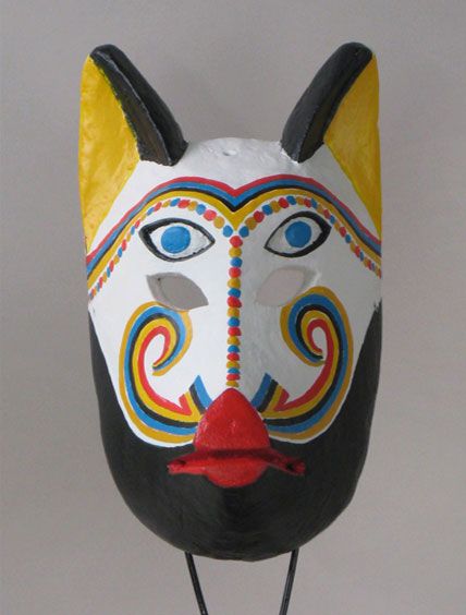 Masks of the World – Masks From Around the World Coyote Mask, Male And Female Animals, Mexican Masks, Mouse Mask, Mexican Mask, Masks Art, Animal Masks, African Animals, Mexican Art