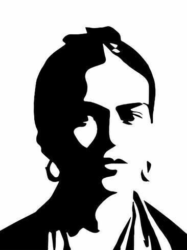 Frida Kahlo Artwork, Frida Kahlo Paintings, Frida Kahlo Art, Linocut Art, Pop Art Portraits, Shadow Art, Art Print Display, Stencil Art, Silhouette Art