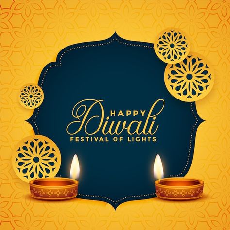 Indian style hapy diwali wishes card bac... | Free Vector Diwali Vector, Happy Diwali Wishes Images, Happy Diwali Wallpapers, Diwali Greeting, Diwali Wallpaper, Diwali Design, Diwali Poster, Diwali Festival Of Lights, Diwali Lights