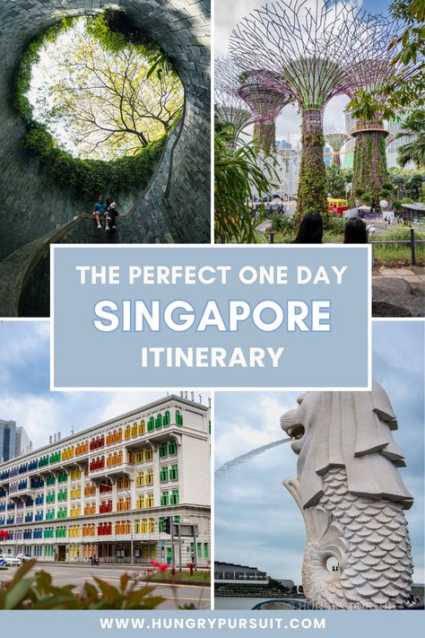 Singapore is one of the top Asia travel destinations Embark on an adventure in Singapore with our 2024 Ultimate One Day Itinerary. In this itinerary, explore the best places to visit in Singapore. We will share our travel photography and a detailed travel guide to optimize your day to make the most of your 24 hours in Singapore. Explore attractions, budget travel hacks for your upcoming Singapore vacation. Singapore Vacation, Singapore Travel Tips, Singapore Itinerary, Things To Do In Singapore, Visit Singapore, Visit Asia, Travel Destinations Asia, Singapore Travel, Asia Travel Guide