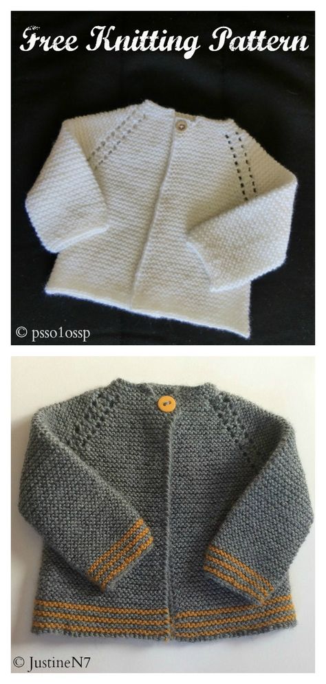 Top Down Garter Stitch Baby Jacket Free Knitting Pattern#freeknittingpattern  #knittingsweaters  #knittingforbaby  #easyknittingpatterns Sweater Free Knitting Pattern, Free Baby Sweater Knitting Patterns, Baby Knitting Free, Easy Baby Knitting Patterns, Baby Jackets Pattern, Knit Baby Jackets, Baby Cardigan Knitting Pattern Free, Baby Cardigan Pattern