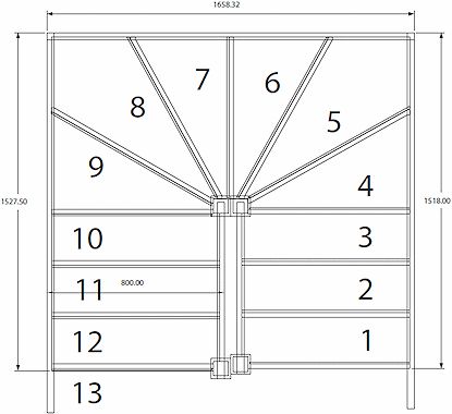 Santer Joinery - Stair Designs - Staircase Manufacturers - Burgess ... Winder Stairs Small Space, Staircase Dimensions, Staircase Measurements, Spiral Stairs Plan, Standard Stair Dimensions, Small Space Stairs, Winder Stairs, Spiral Staircase Dimensions, Stair Layout